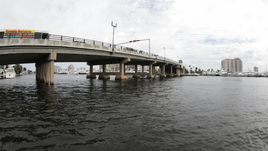 Time-lapse Shot of a Florida Bridge
