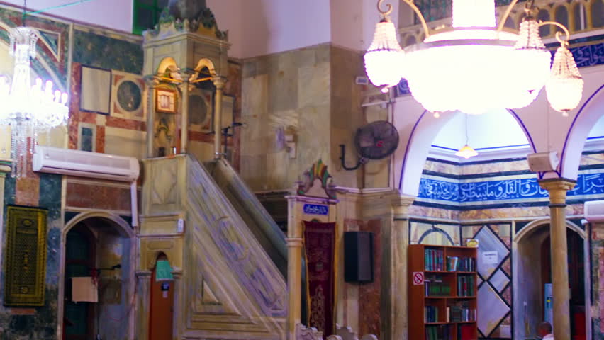 Jezzar Pasha Mosque shot in Israel.