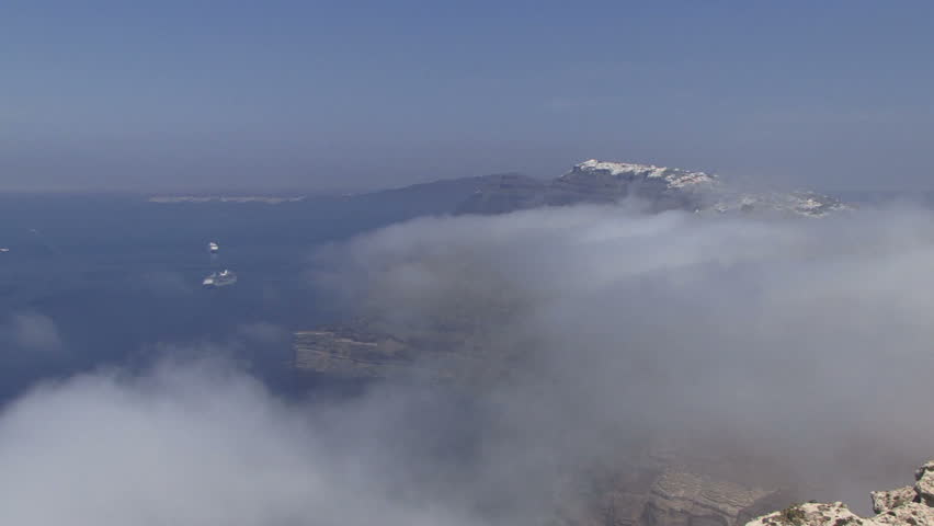 Clouds over the greek Islands