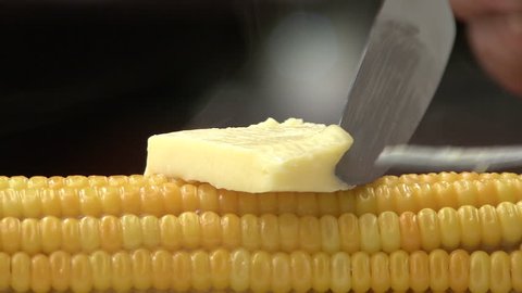 Sweetcorn and butter melting