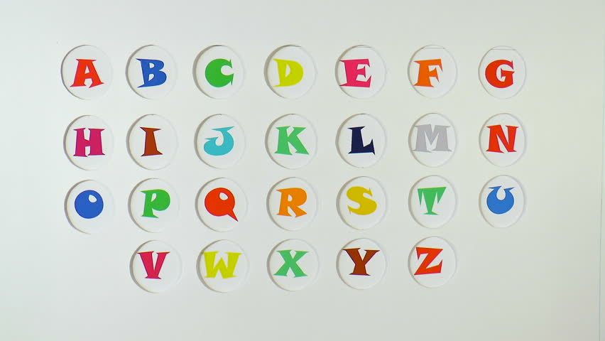 English Alphabet Stock Footage Video 100 Royalty Free 20220736 Shutterstock