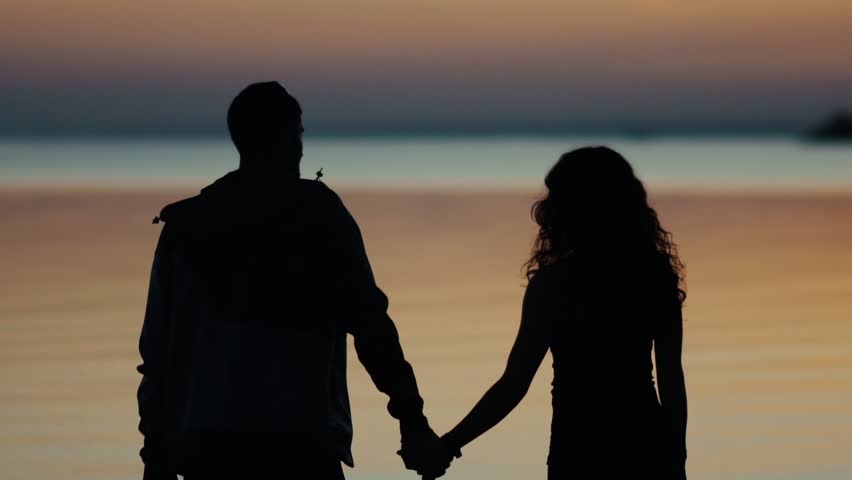 Slowmotion Couple Embracing At Sunset Stock Footage Video 100 Royalty Free Shutterstock