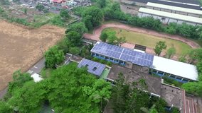 DJI P3A Taiwan Chiayi Aerial Video Nanjing Elementary School Side 20150926 
