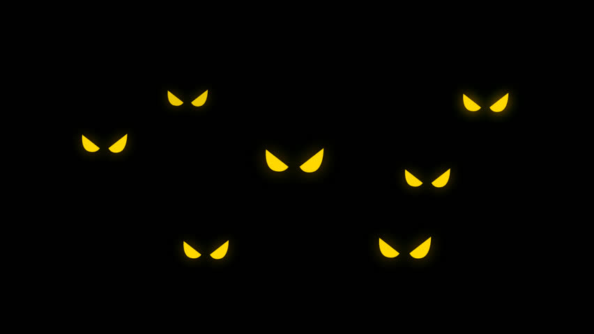 evil eyes dark halloween Stock Footage Video (100% Royalty-free