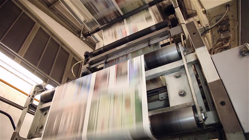 newspaper printing machine