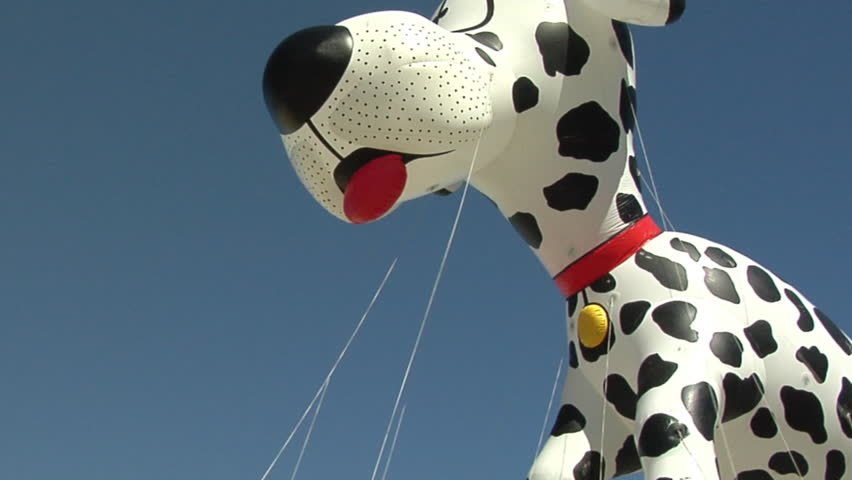 UTAH - CIRCA 2011: Balloon dog float in a parade circa 2011 in Utah.