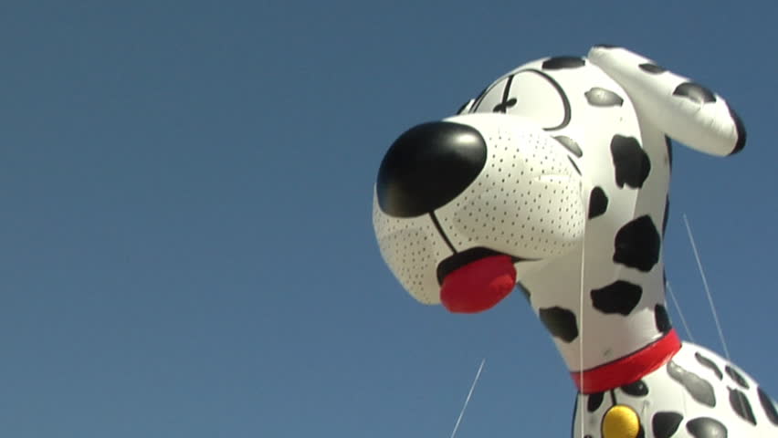 UTAH - CIRCA 2011: Balloon dog float in a parade circa 2011 in Utah.