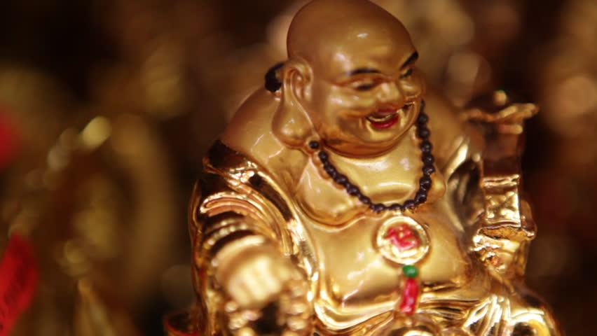 Gold Buddha Figurines