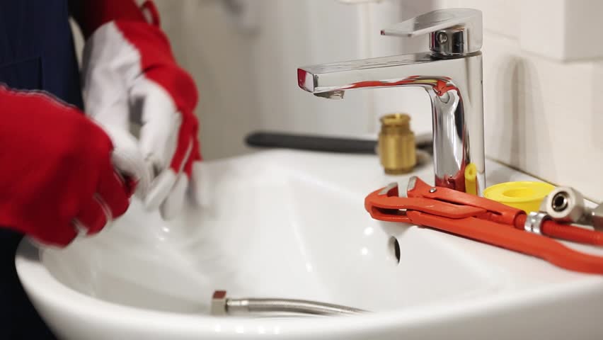 Plumber Screwing Plumbing Fittings in Stock Footage Video (100%  Royalty-free) 20241313 | Shutterstock