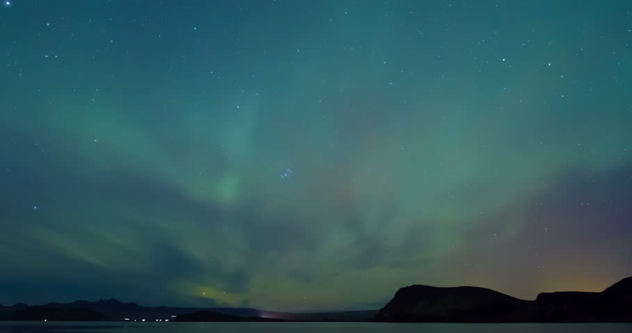 Northern lights in Iceland 4K timelapse Aurora Borealis | Shutterstock HD Video #20241898