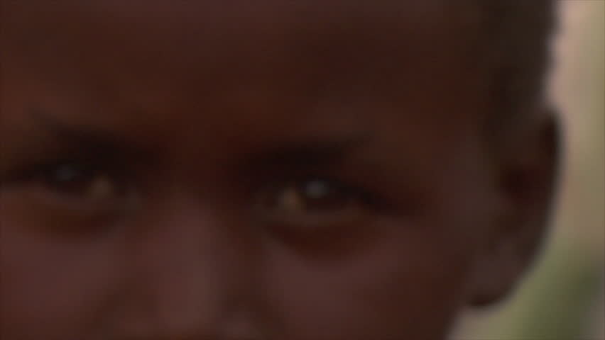 KENYA - CIRCA 2006: Close up of an unidentified African boy circa 2006 in Kenya.