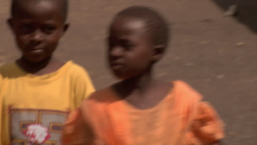 KENYA - CIRCA 2006: Unidentified kids casually look at the camera circa 2006 in