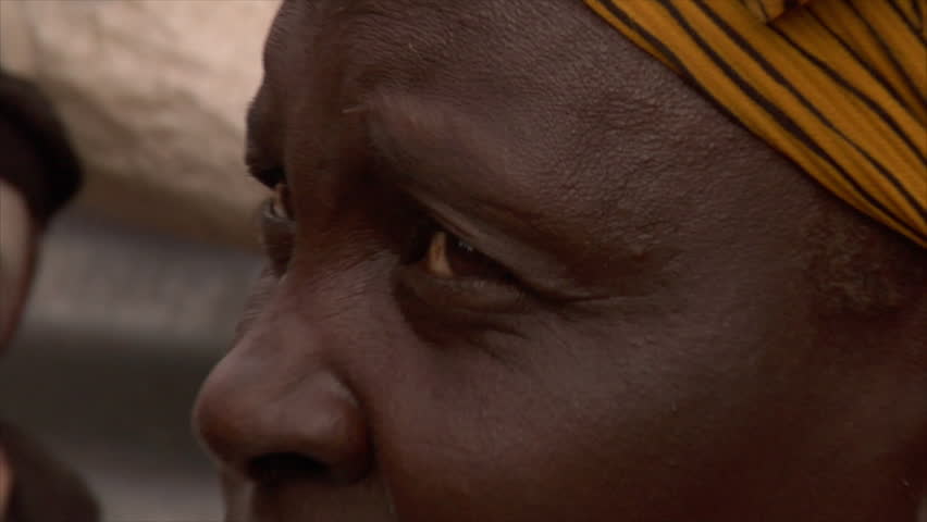 KENYA - CIRCA 2006: Close up of an unidentified woman circa 2006 in Kenya.