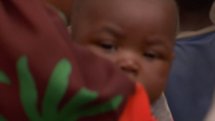 KENYA - CIRCA 2006: Close up of an unidentified lady and a baby circa 2006 in
