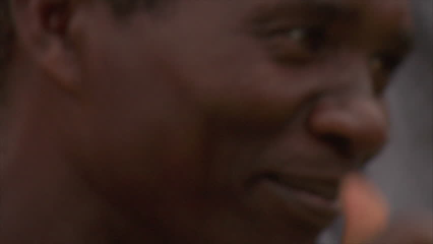KENYA - CIRCA 2006: Close up of an unidentified man's face circa 2006 in Kenya.