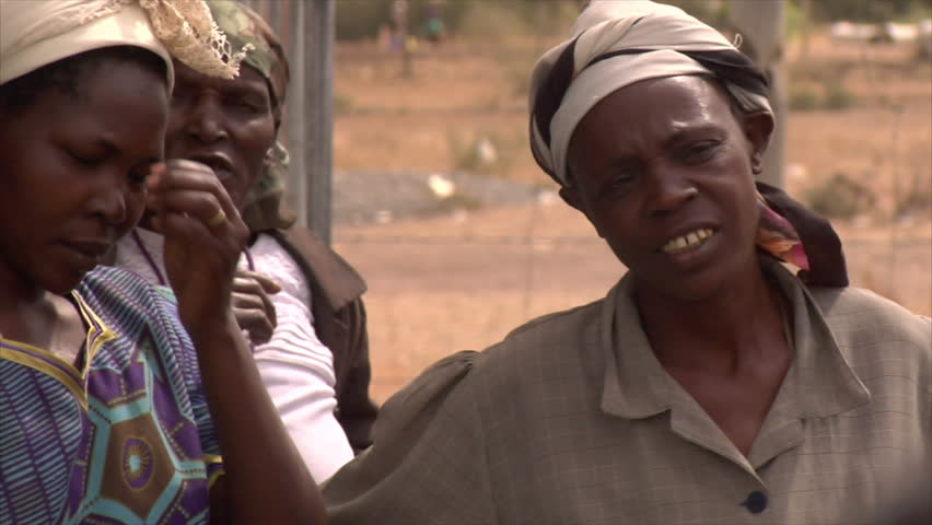 KENYA - CIRCA 2006: Close up as an unidentified group of ladies laugh circa 2006