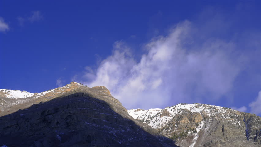 Mount Timpanogos Day time-lapse.