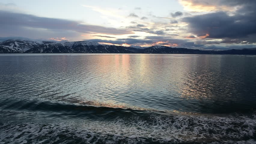 Sunset in the Greenland