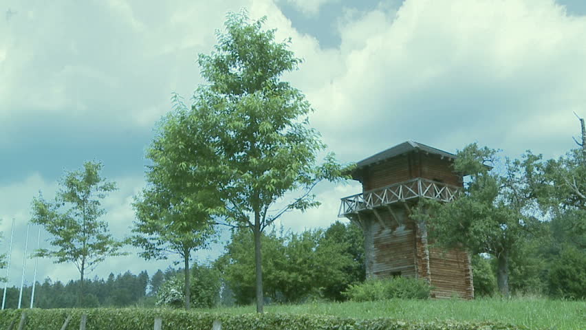 Romanian guard tower in Germany