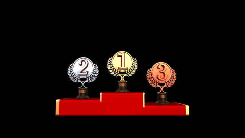 Podium Prize Trophy Medal.