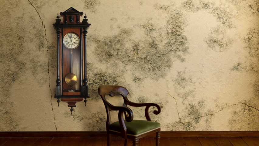 vintage grandfather clock on time lapse Stock Footage Video (100%