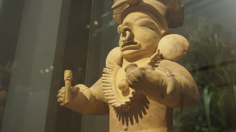 Pre colombian statues in private home collection