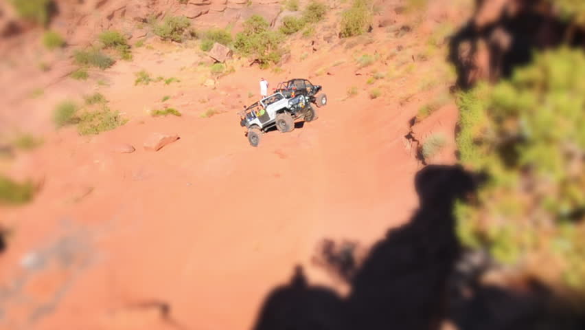 Vehicle in the desert