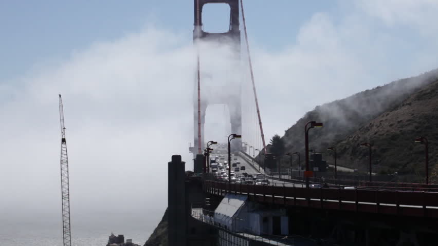 Golden Gate Bridge with Cloud