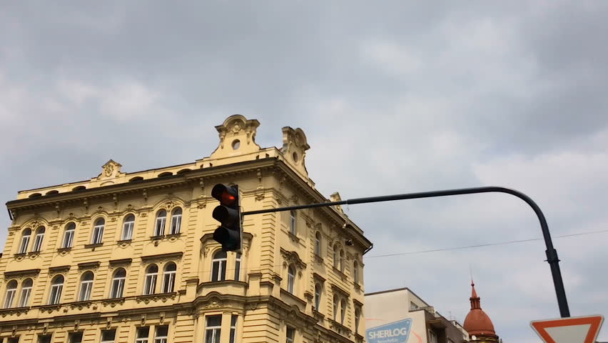 Old sneakers hanging from a cable