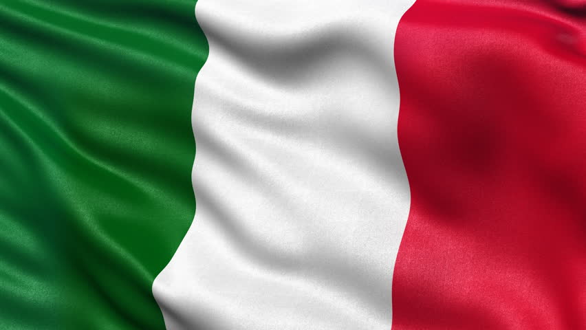 Seamless Loop Of Italy Flag Video De Stock Totalmente Libre De