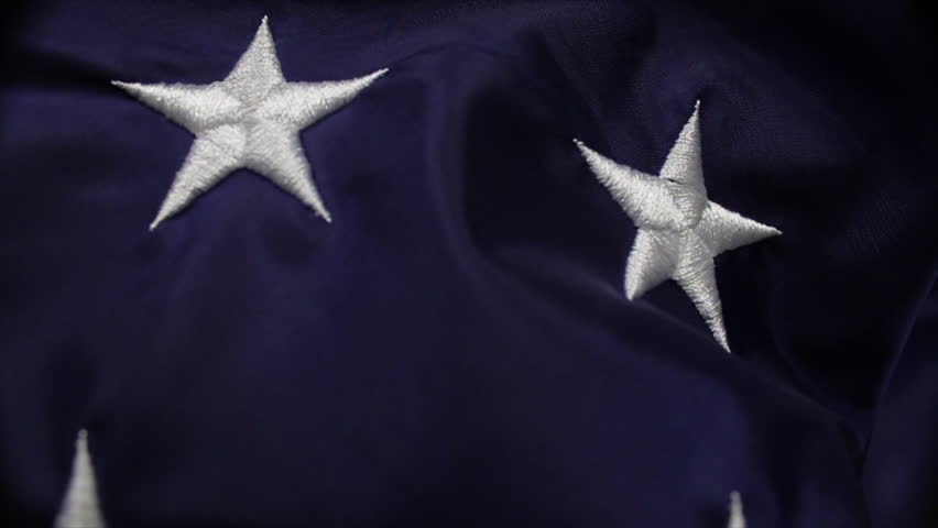 Silver Stars on Blue Background