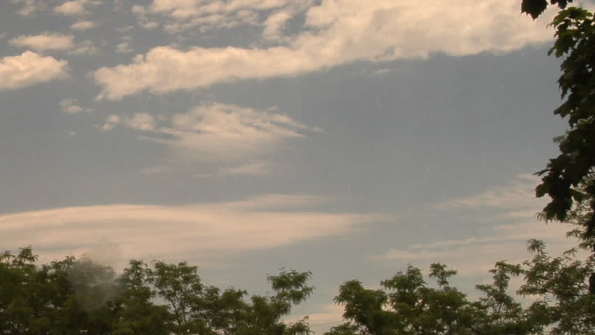 Time lapse of clouds moving in sky.