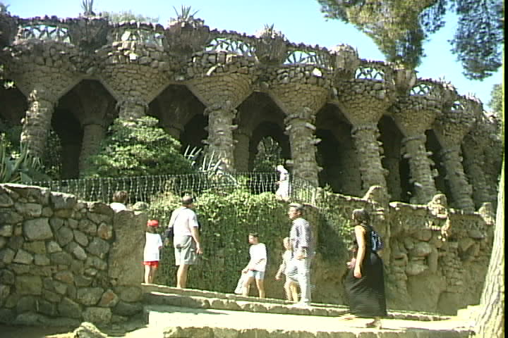 Gaudi Guell Park Walkway