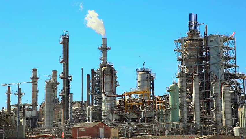 oil refinery industrial factory station petroleum Stock Footage Video ...