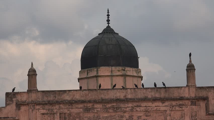4K Ultra High Definition Video Footage Of Mausoleum of Bibipari in Lalbagh fort, Dhaka, Bangladesh