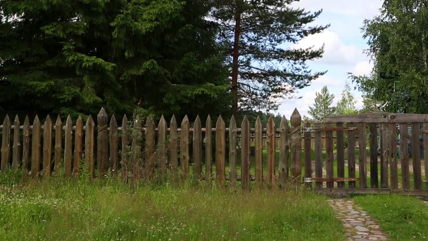 Restored house (18th century) in a russian traditional style in museum and tourist complex is in the village of Upper Mandrogi. Karelia, north of Russia.