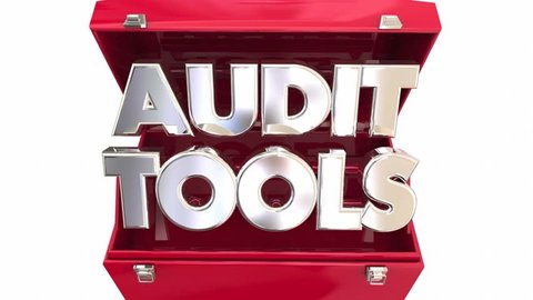 Audit Tools Toolbox Tax Accounting Review 3d Animation