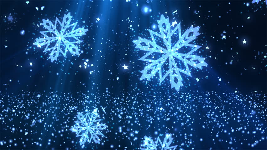 Christmas Snowflakes Glitters 6 A Stock Footage Video 100 Royalty