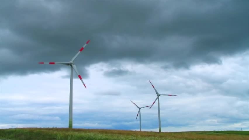wind power, timelapse