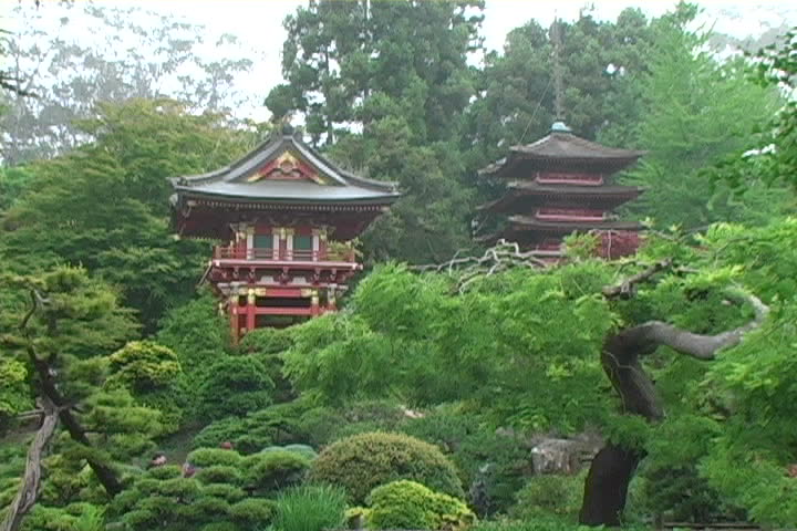 Beautifully landscaped Japanese Tea Gardens. 