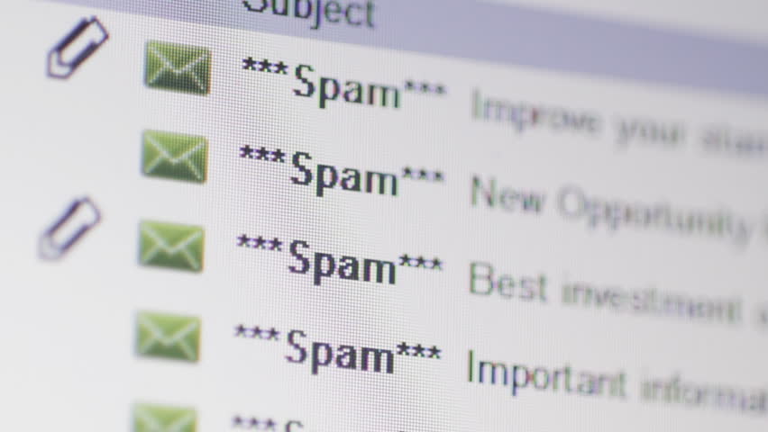 Spam emails in inbox Royalty-Free Stock Footage #2041670