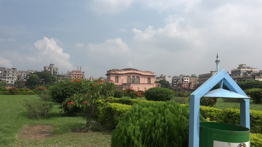 4K Ultra High Definition Video Footage Of People going to Mausoleum of Bibipari in Lalbagh fort, Dhaka, Bangladesh