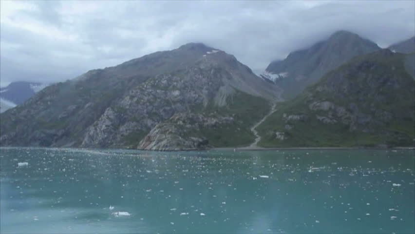 Sailing inside Glacier Bay National Park, Alaska