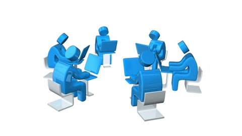 3d Illustration White Male Training Stock Illustration 1091207873 ...