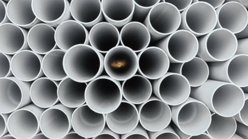 Pvc Pipes Stacked In Warehouse 스톡 동영상 비디오100 로열티 프리 20438890