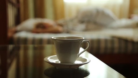 Hot cup tea kettle stock footage. Video of loop, drink - 108518290