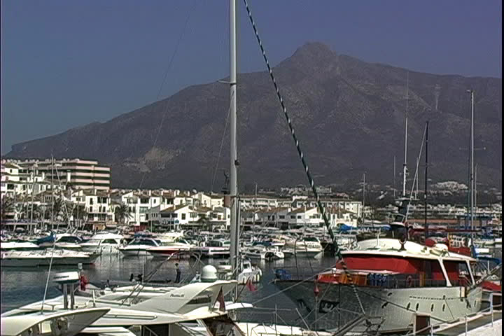 Marina and Mountain