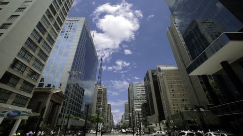 Time-lapse of Av. Paulista in Sao Paulo