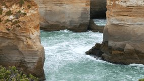 4k Footage of twelve apostles at the Great Ocean Road, Port Campbell National Park, Victoria, Australia.