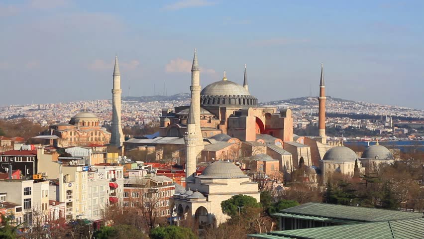 Hagia Sophia the famous historical building of Istanbul. Now it's a museum as a